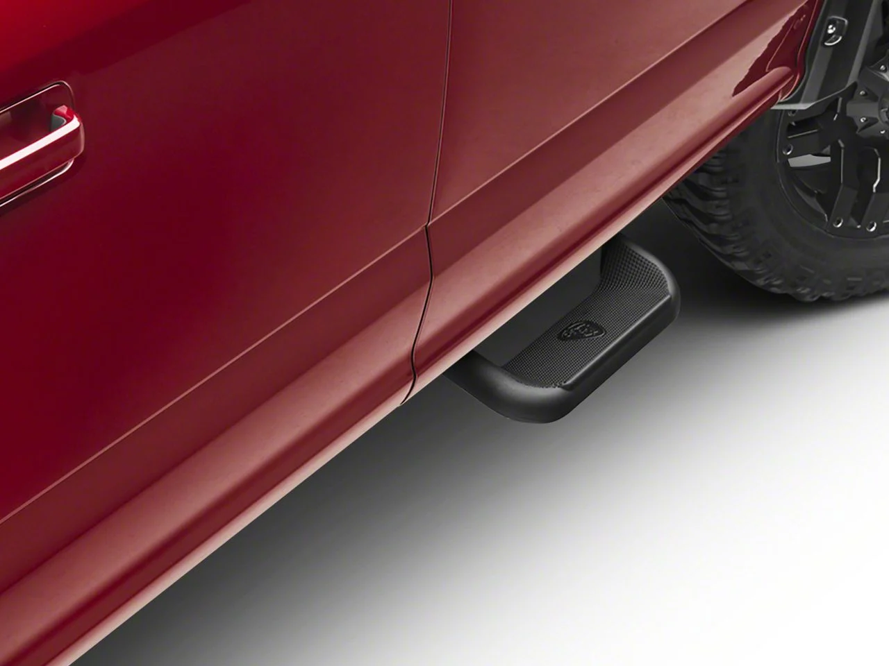 Super Hoop Side Steps; Black; Pair (15-26 F-150)