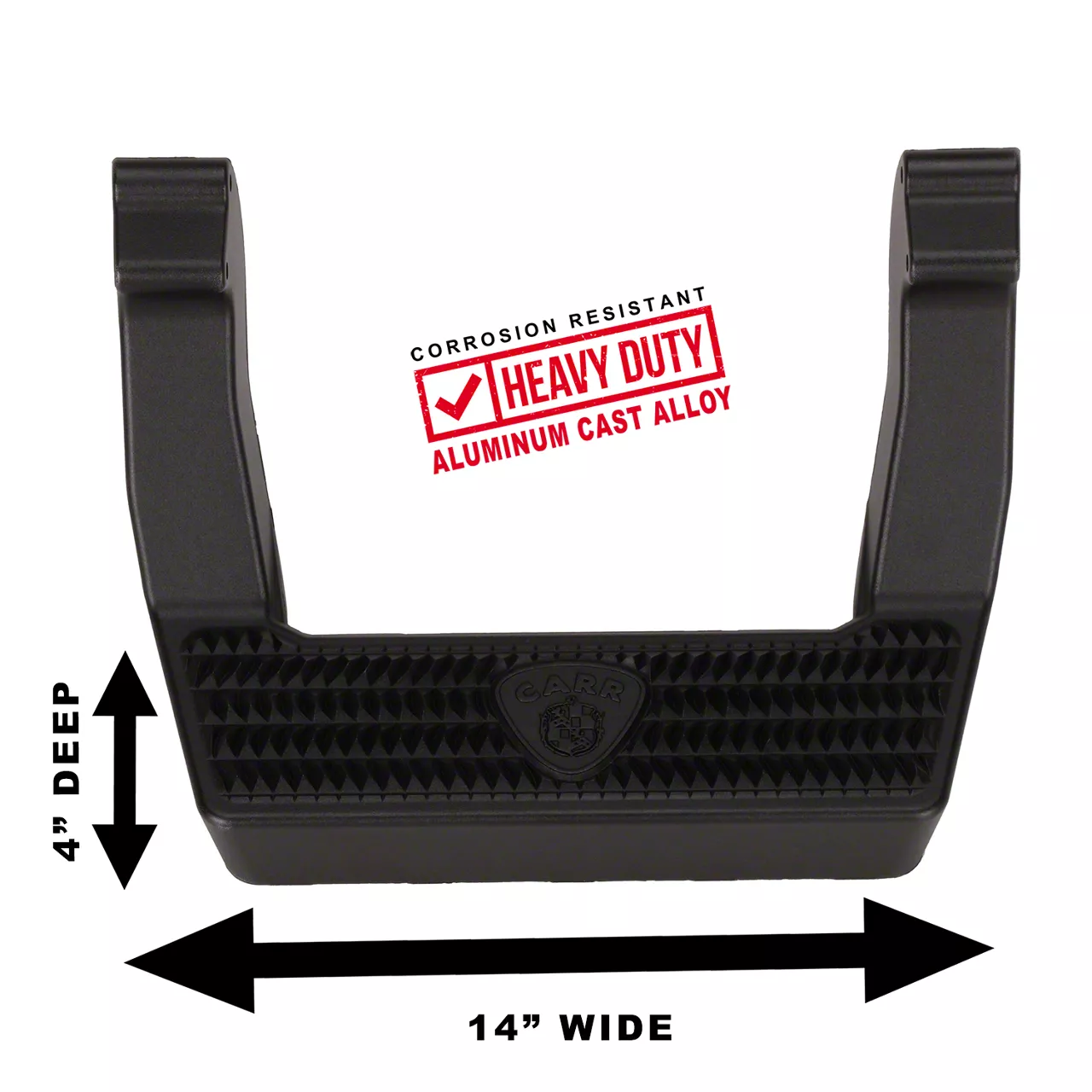 LD Side Steps; Black; Pair (17-26 F-250 Super Duty)