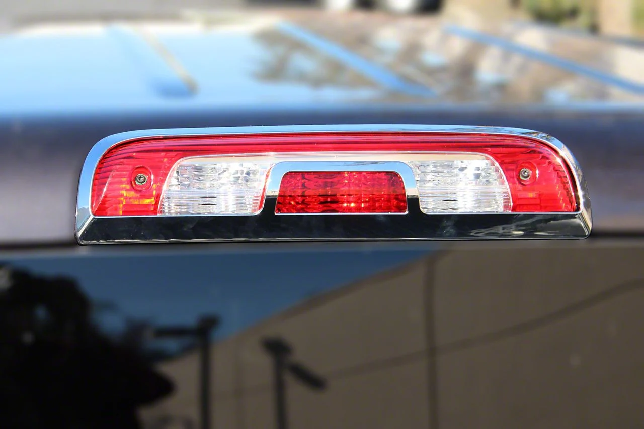 Third Brake Light Cover; Chrome (15-19 Silverado 2500 HD)