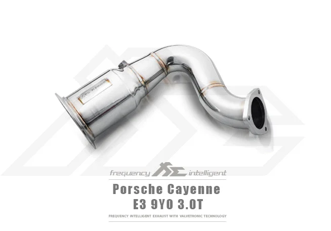 FI Exhaust Ultra High Flow Catless Downpipe For Porsche 9Y0 Cayenne 3.0T 2018-2021