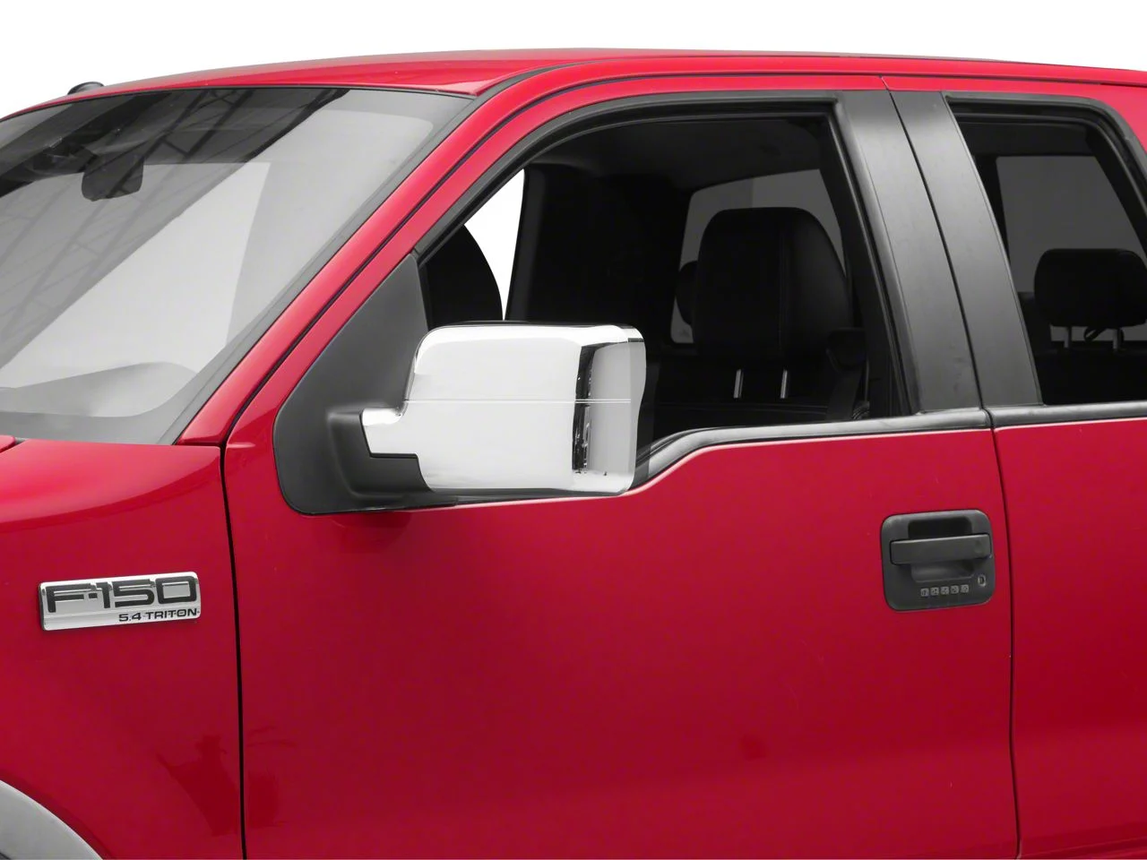 Putco Mirror Covers; Chrome (04-08 F-150 FX4, Lariat, XLT)