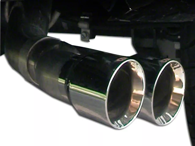 Corsa Performance Sport Single Exhaust System with Twin Polished Tips; Side Exit (10-13 6.2L Silverado 1500)