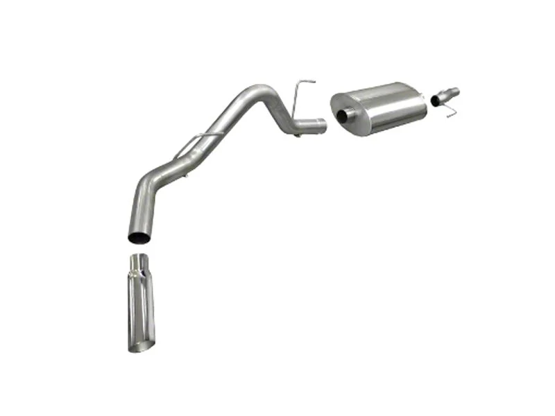 Corsa Performance Sport Single Exhaust System with Polished Tip; Side Exit (09-10 4.6L F-150)