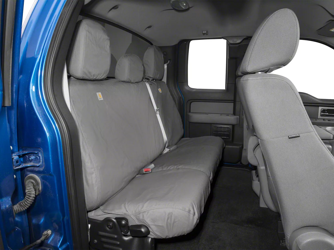 Covercraft SeatSaver Second Row Seat Cover; Carhartt Gravel (11-14 F-150 SuperCab, SuperCrew)