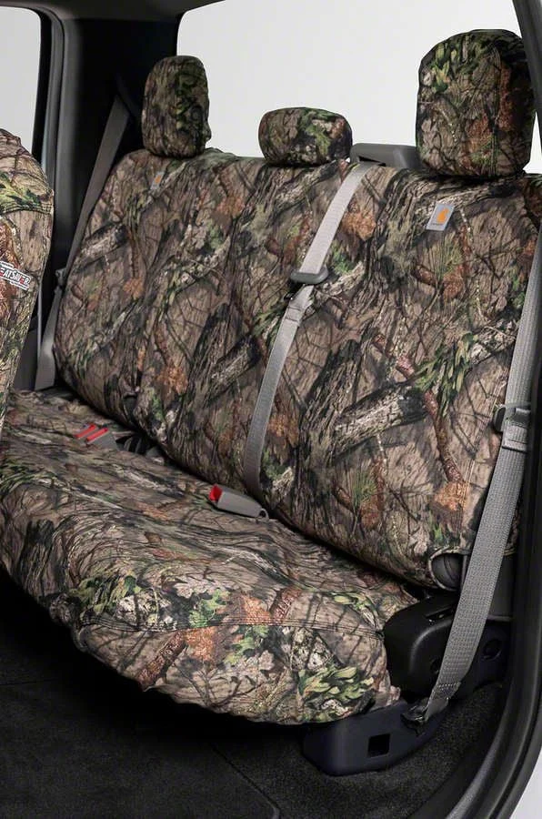 Covercraft SeatSaver Second Row Seat Cover; Carhartt Mossy Oak Break-Up Country (11-16 F-350 Super Duty SuperCrew)