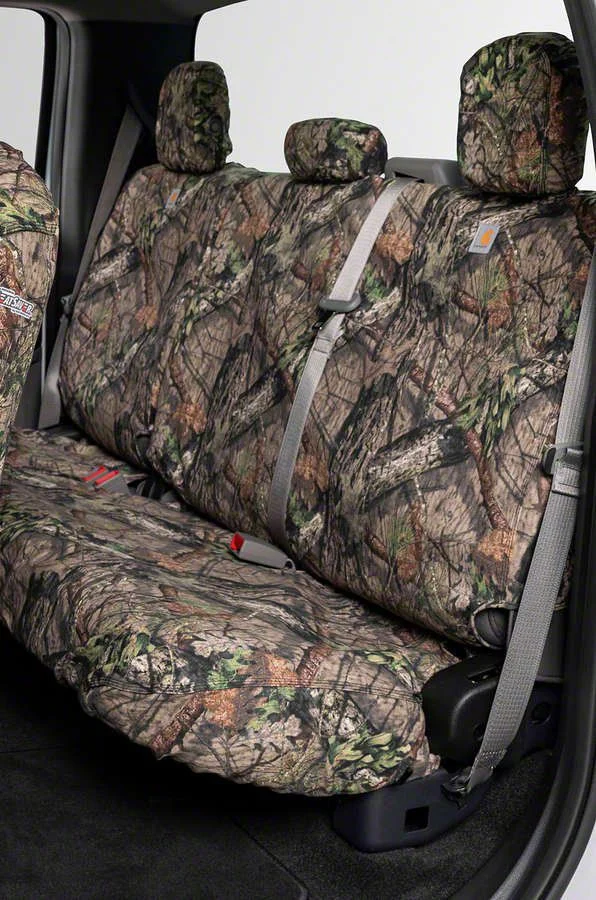 Covercraft SeatSaver Second Row Seat Cover; Carhartt Mossy Oak Break-Up Country (17-18 F-350 Super Duty SuperCrew)