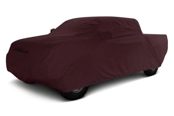Coverking Stormproof Car Cover; Wine (19-26 Silverado 1500 Double Cab w/ Non-Towing Mirrors)