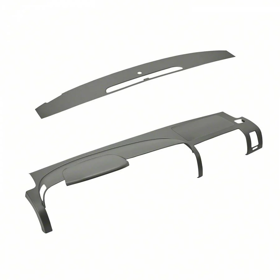 Dash Cover and Dash Vent Cover Kit; Medium Gray (07-13 Silverado 1500 LS, LT)