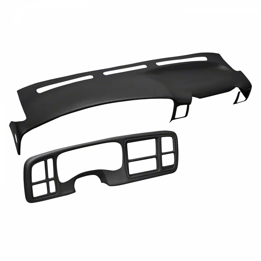 Dash Cover and Instrument Panel Cover Kit; Black (03-06 Silverado 1500 w/ Grab Handle)