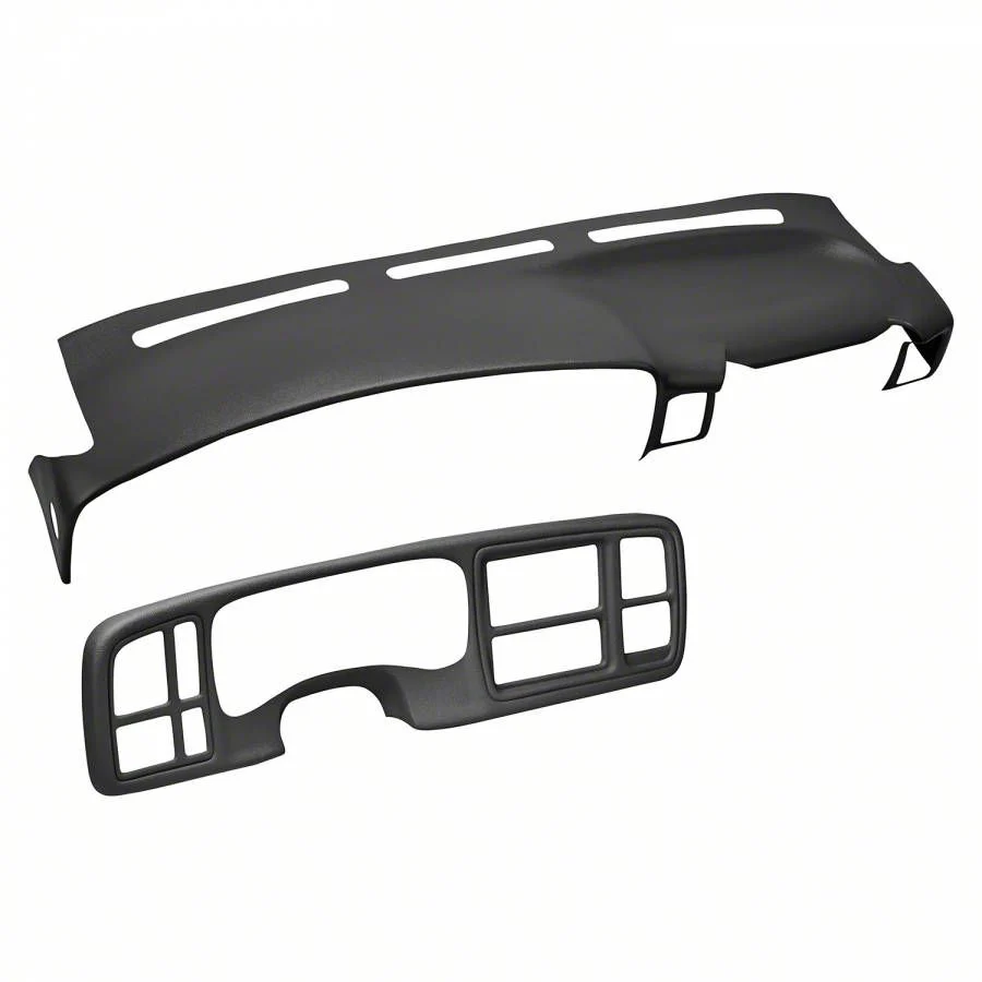 Dash Cover and Instrument Panel Cover Kit; Dark Gray (03-06 Silverado 1500 w/ Grab Handle)