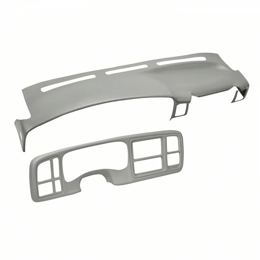 Dash Cover and Instrument Panel Cover Kit; Light Gray (03-06 Silverado 1500 w/ Grab Handle)