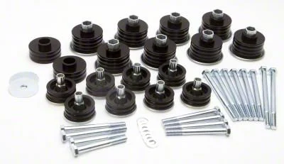 Daystar Body Mount Set; Body Cab Mount; Polyurethane; Black (11-16 F-350 Super Duty)