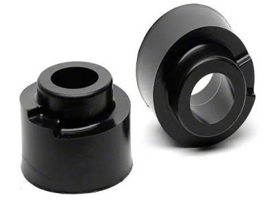 Daystar Suspension Leveling Kit; Suspension Coil Spring Spacer; Black; Comfort Ride ; 2.50-Inch Lift; Front.; Pair; For Tire Size 33-Inch; Longer Replacement Shocks Required; Wheel Alignment Needed (11-18 4WD 6.2 or 6.7L F-350 Super Duty)Find parts that fi
