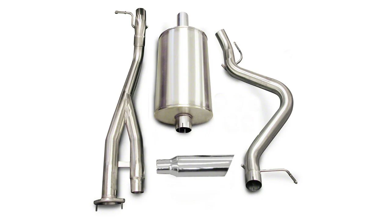 dB Performance by Corsa Sport Single Exhaust System with Polished Tip; Side Exit (03-06 6.0L Silverado 1500 SS)