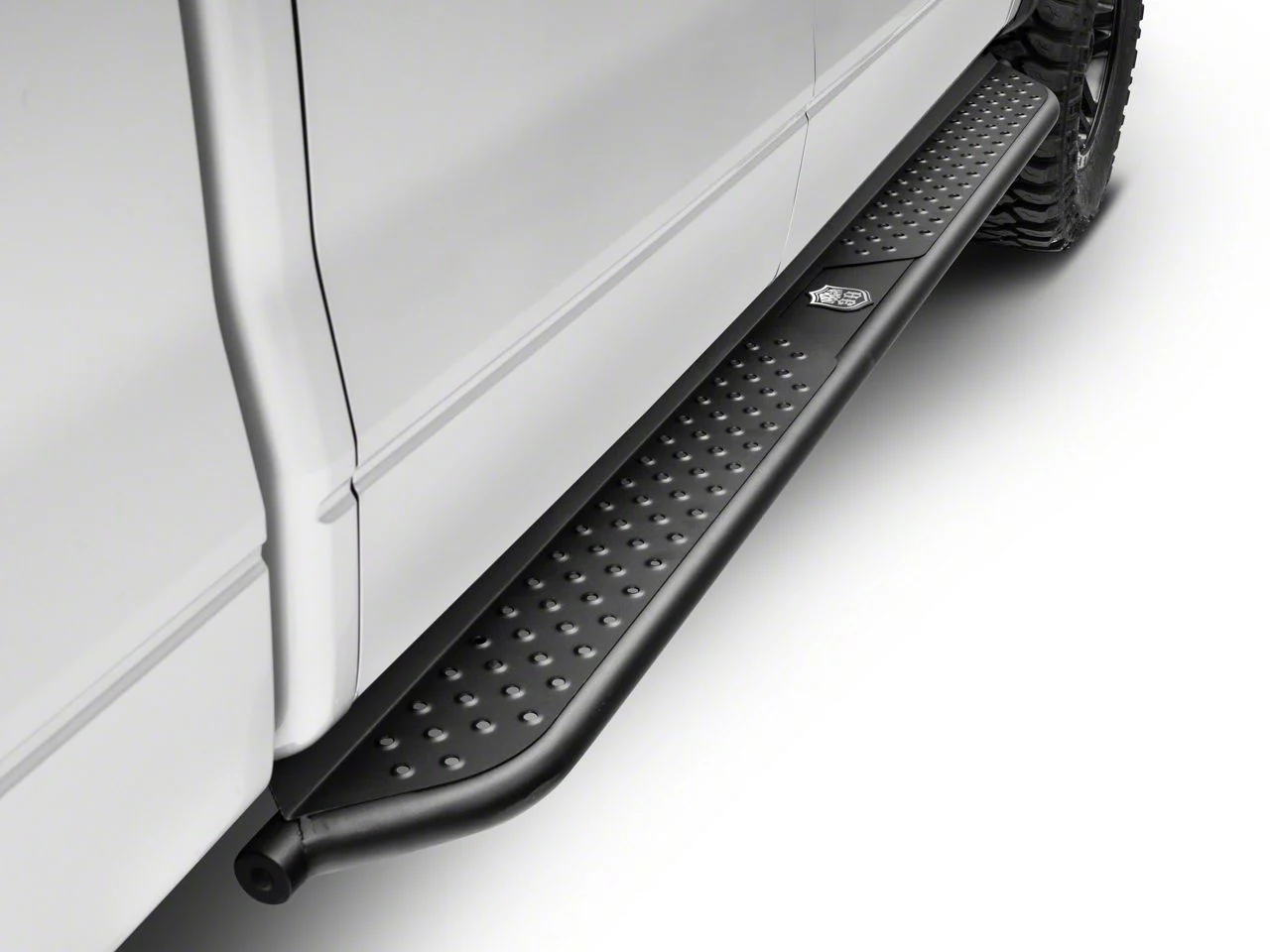 Deegan 38 by Mammoth Tubular Side Step Bars; Black (09-14 F-150 SuperCrew)