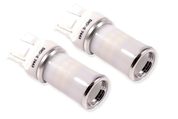 Diode Dynamics Cool White LED Reverse Light Bulbs; 7443 HP48 (17-22 F-350 Super Duty w/ Factory Halogen Tail Lights)
