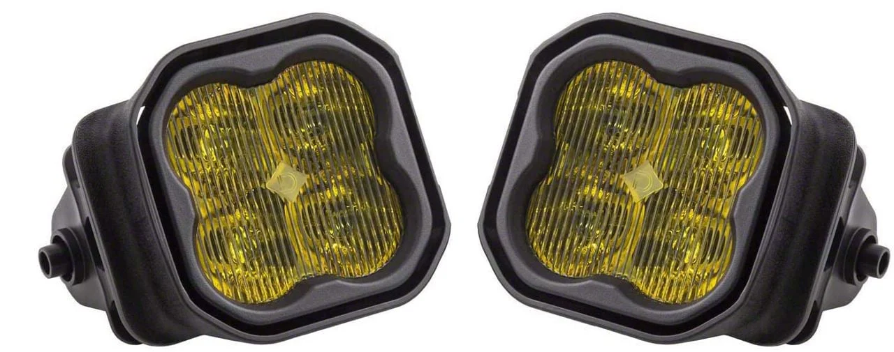 Diode Dynamics SS3 Sport Type F2 LED Fog Light Kit; Yellow SAE Fog (17-22 F-350 Super Duty)