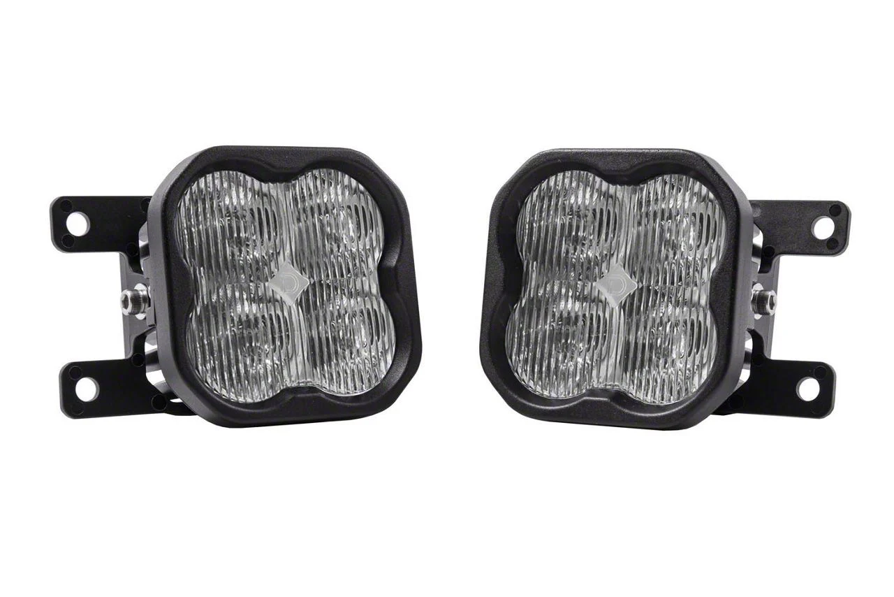 Diode Dynamics SS3 Max Type AS LED Fog Light Kit; White SAE Fog (19-24 RAM 1500 w/ Factory Halogen Fog Lights)