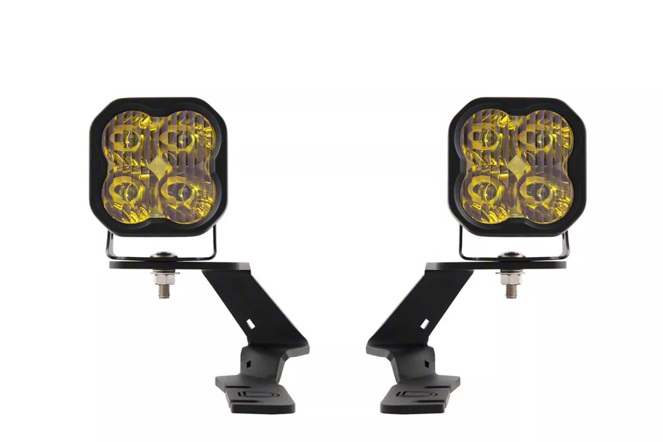 Diode Dynamics Stage Series SS3 Pro LED Ditch Light Kit; Yellow Combo (19-26 Ranger)