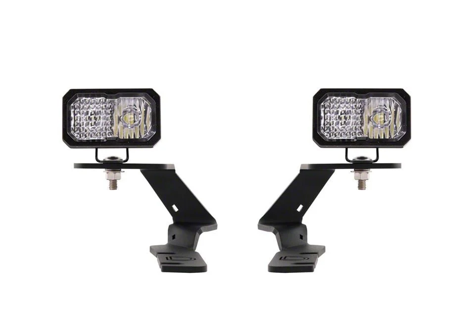 Diode Dynamics Stage Series SSC2 Sport LED Ditch Light Kit; White Combo (19-26 Ranger)