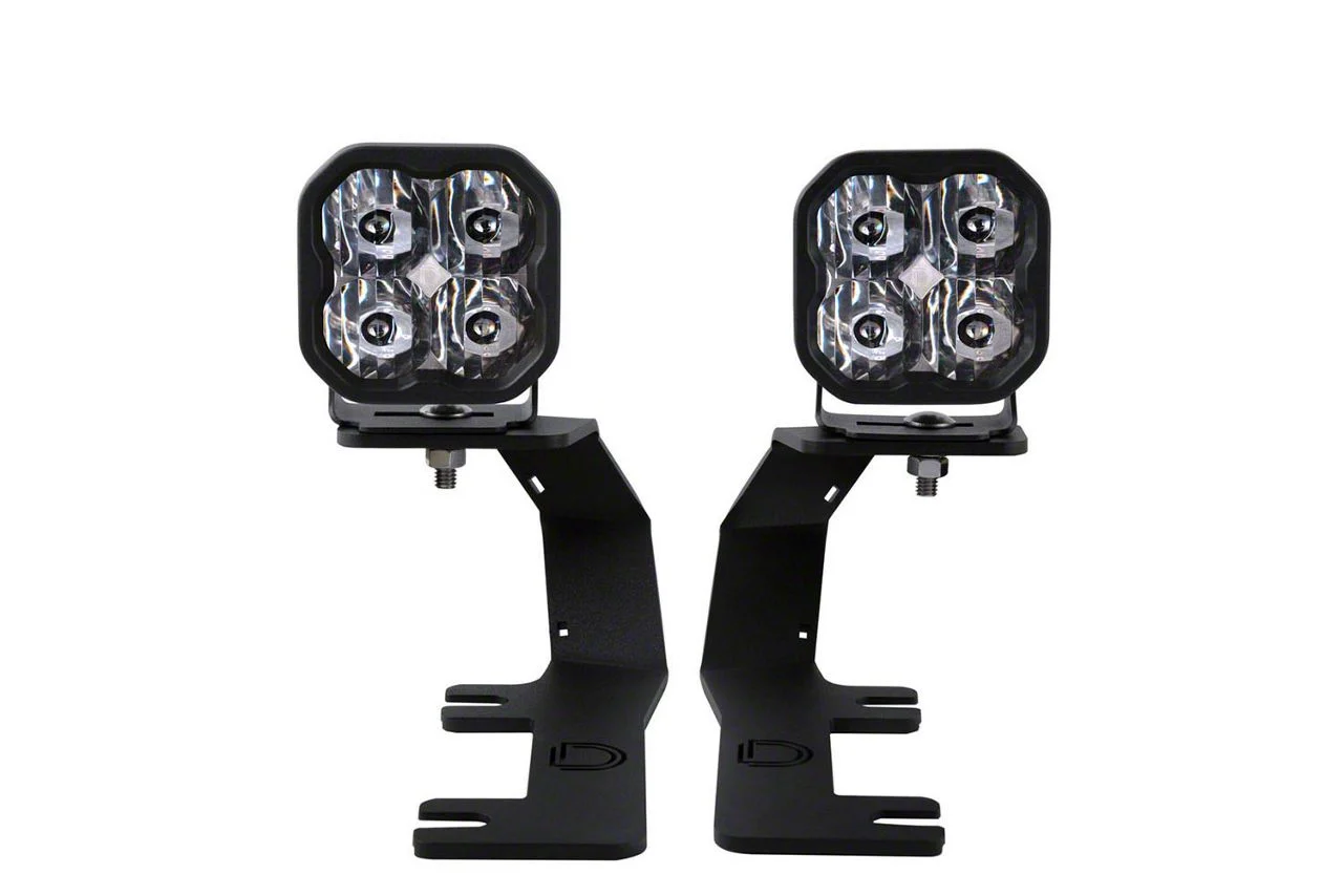 Diode Dynamics Stage Series SS3 Sport LED Ditch Light Kit; White Driving (14-18 Silverado 1500)