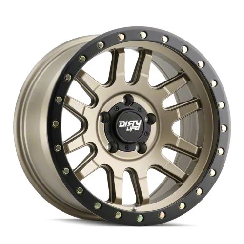 Dirty Life Canyon Pro Satin Gold 6-Lug Wheel; 17x9; 0mm Offset (15-20 Tahoe)