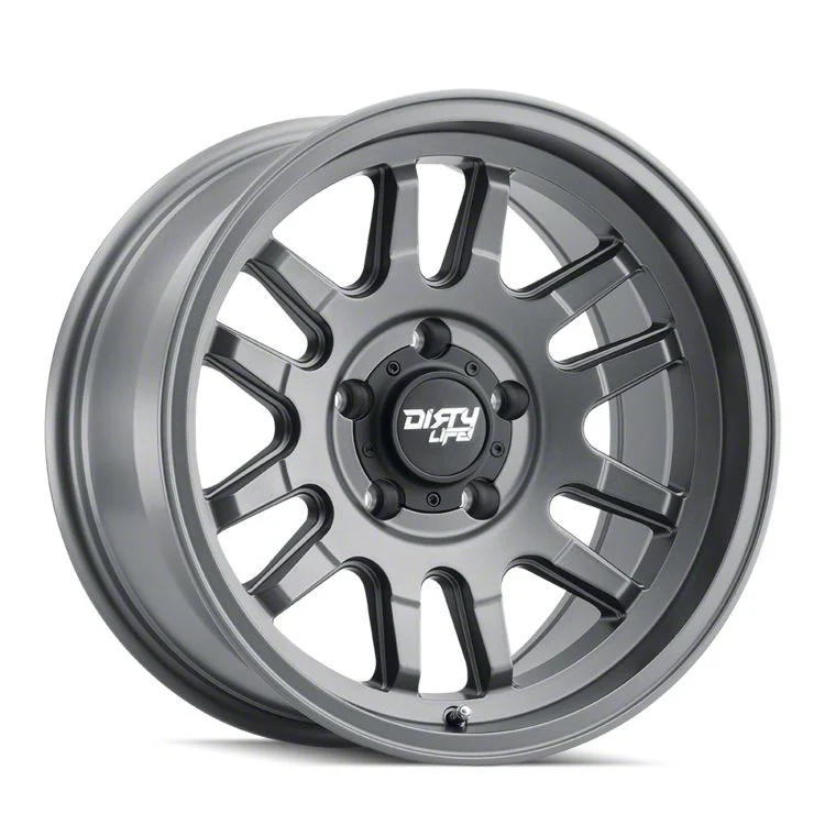 Dirty Life Canyon Satin Graphite 6-Lug Wheel; 17x9; 0mm Offset (15-20 Tahoe)