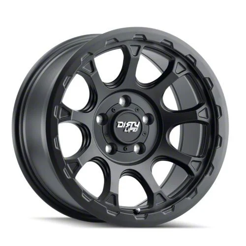 Dirty Life Drifter Matte Black 6-Lug Wheel; 17x8.5; -6mm Offset (15-20 Tahoe)
