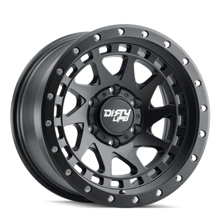 Dirty Life Enigma Pro Matte Black 6-Lug Wheel; 17x9; -12mm Offset (15-20 Tahoe)
