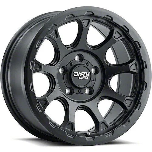 Dirty Life Drifter Matte Black 6-Lug Wheel; 17x8.5; -6mm Offset (19-23 Ranger)