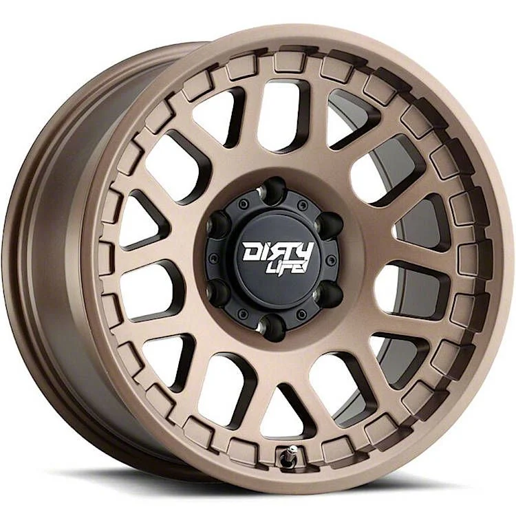 Dirty Life Mesa Dark Bronze 6-Lug Wheel; 17x9; 0mm Offset (19-23 Ranger)