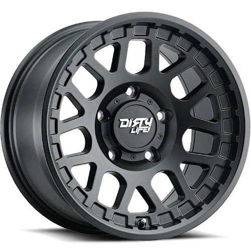 Dirty Life Mesa Matte Black 6-Lug Wheel; 17x9; 0mm Offset (19-23 Ranger)