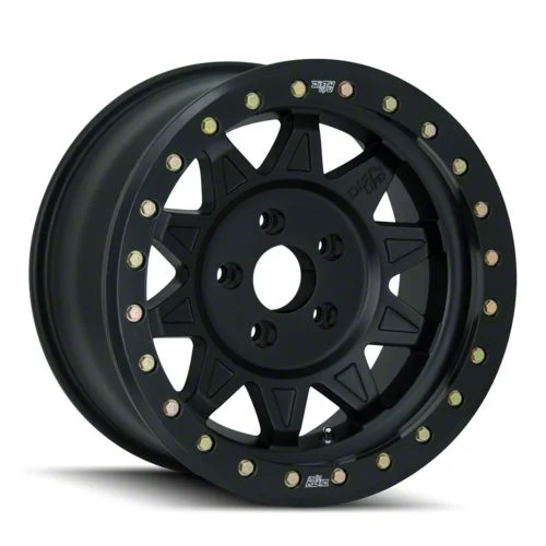 Dirty Life Roadkill Race Matte Black Beadlock 6-Lug Wheel; 17x9; -14mm Offset (19-23 Ranger)