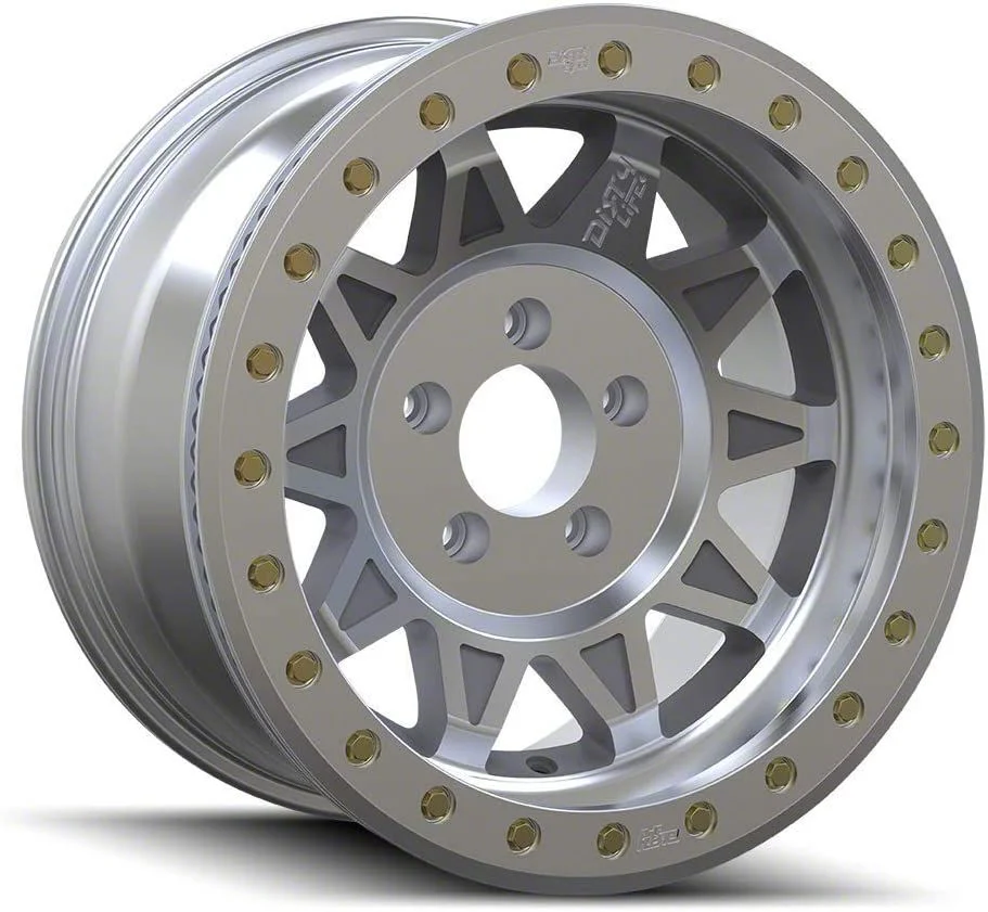 Dirty Life Roadkill Race Machined Beadlock 8-Lug Wheel; 17x9; -14mm Offset (07-10 Sierra 3500 HD SRW)
