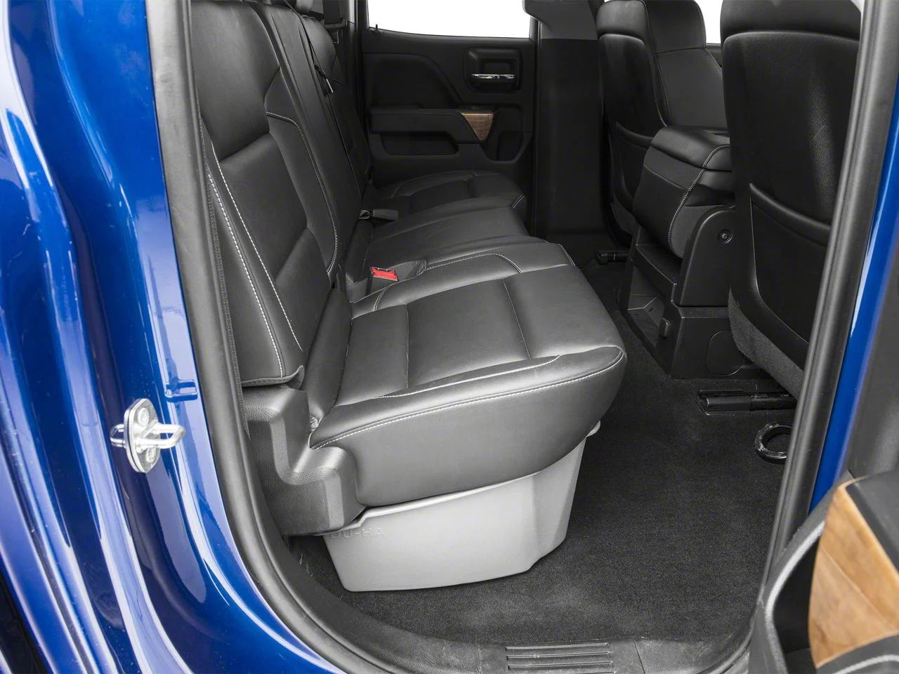 Underseat Storage; Ash Gray (14-18 Silverado 1500 Double Cab, Crew Cab)