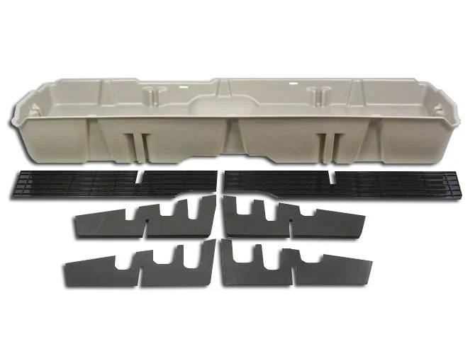 Underseat Storage; Tan (07-13 Sierra 1500 Extended Cab, Crew Cab)