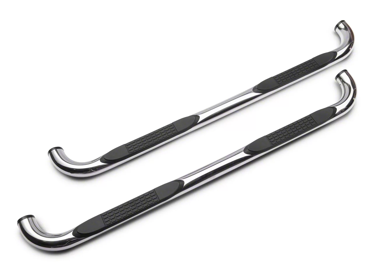 Barricade 3-Inch Side Step Bars; Stainless Steel (19-26 RAM 1500 Quad Cab)