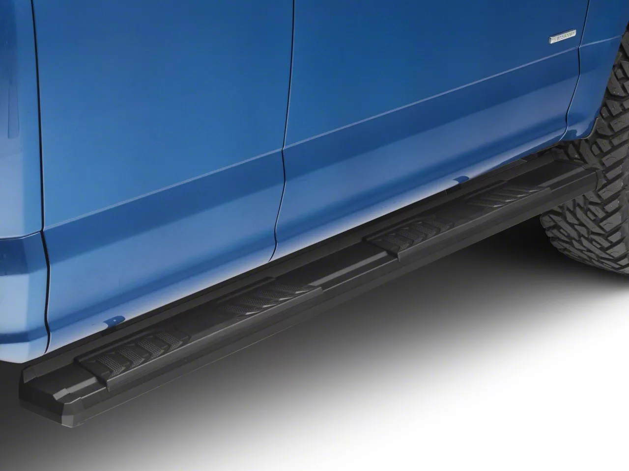 Barricade S6 Running Boards; Black (15-26 F-150 SuperCab, SuperCrew)