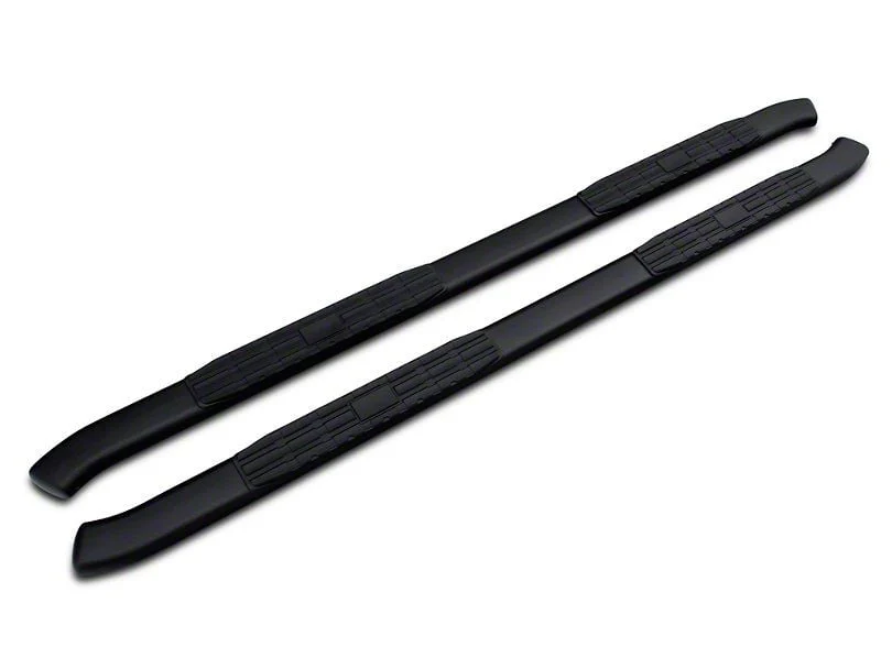 Barricade PNC Side Step Bars; Textured Black (19-26 Sierra 1500 Double Cab)