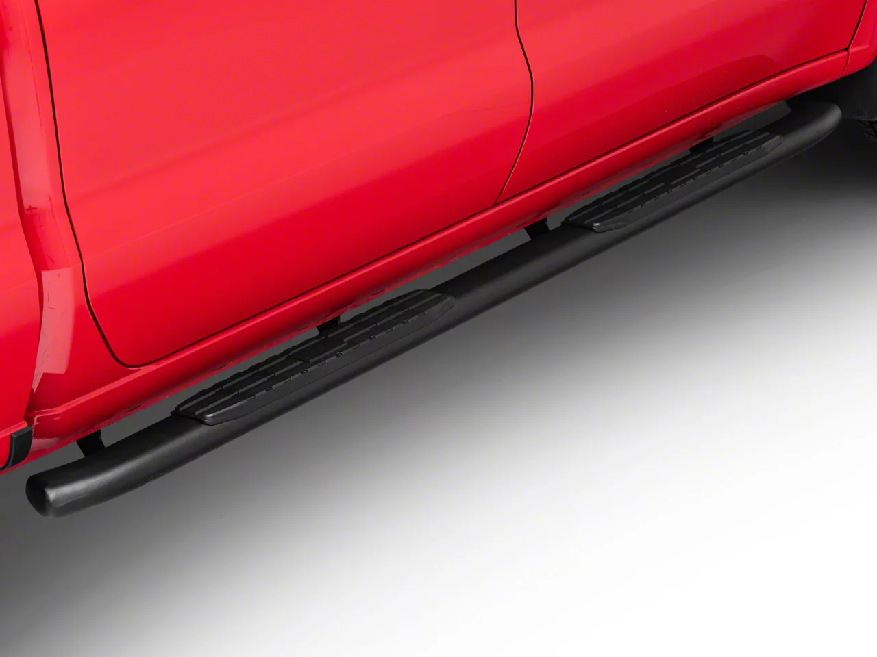 Barricade PNC Side Step Bars; Textured Black (19-26 Silverado 1500 Crew Cab)