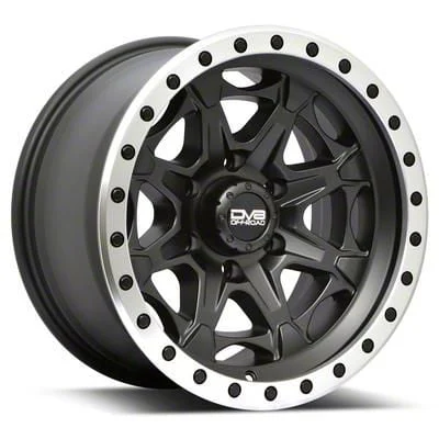 DV8 Offroad 886 Simulated Beadlock Matte Black 6-Lug Wheel; 20x9; 0mm Offset (14-18 Silverado 1500)