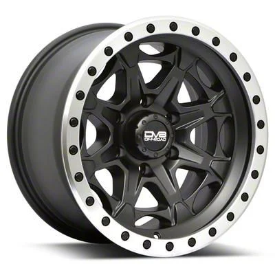 DV8 Offroad 886 Simulated Beadlock Matte Black 6-Lug Wheel; 20x9; 0mm Offset (19-26 RAM 1500)