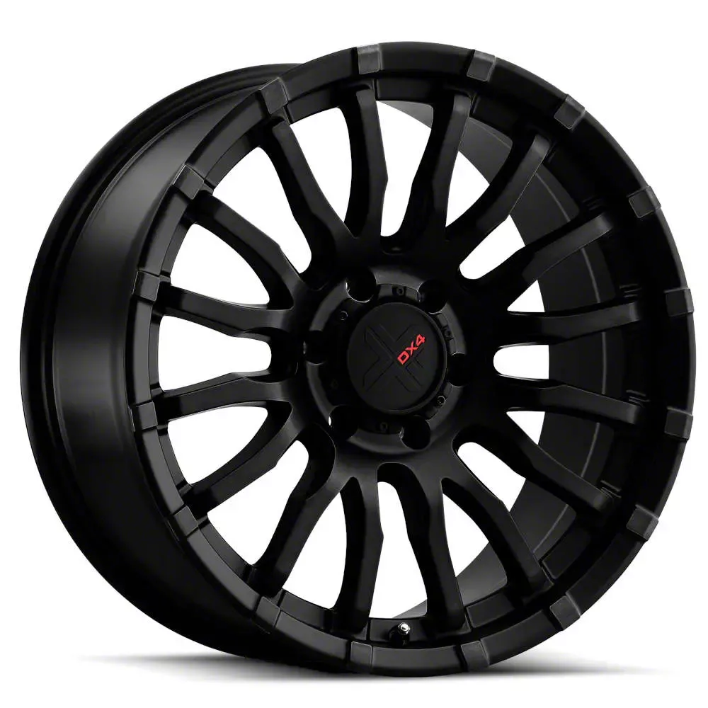 DX4 Wheels OCTANE Flat Black 6-Lug Wheel; 20x9; 10mm Offset (04-08 F-150)