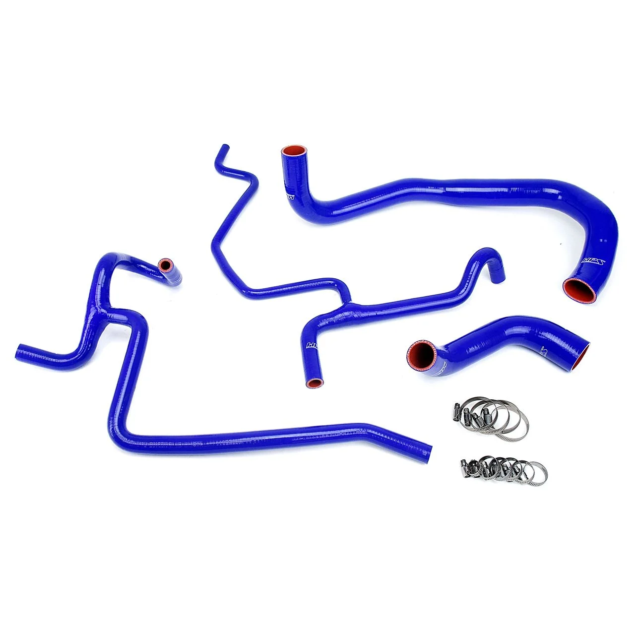 HPS Blue Reinforced Silicone Radiator + Heater Hose Kit Coolant for Dodge 11-18 Charger 5.7L V8 Non Pursuit