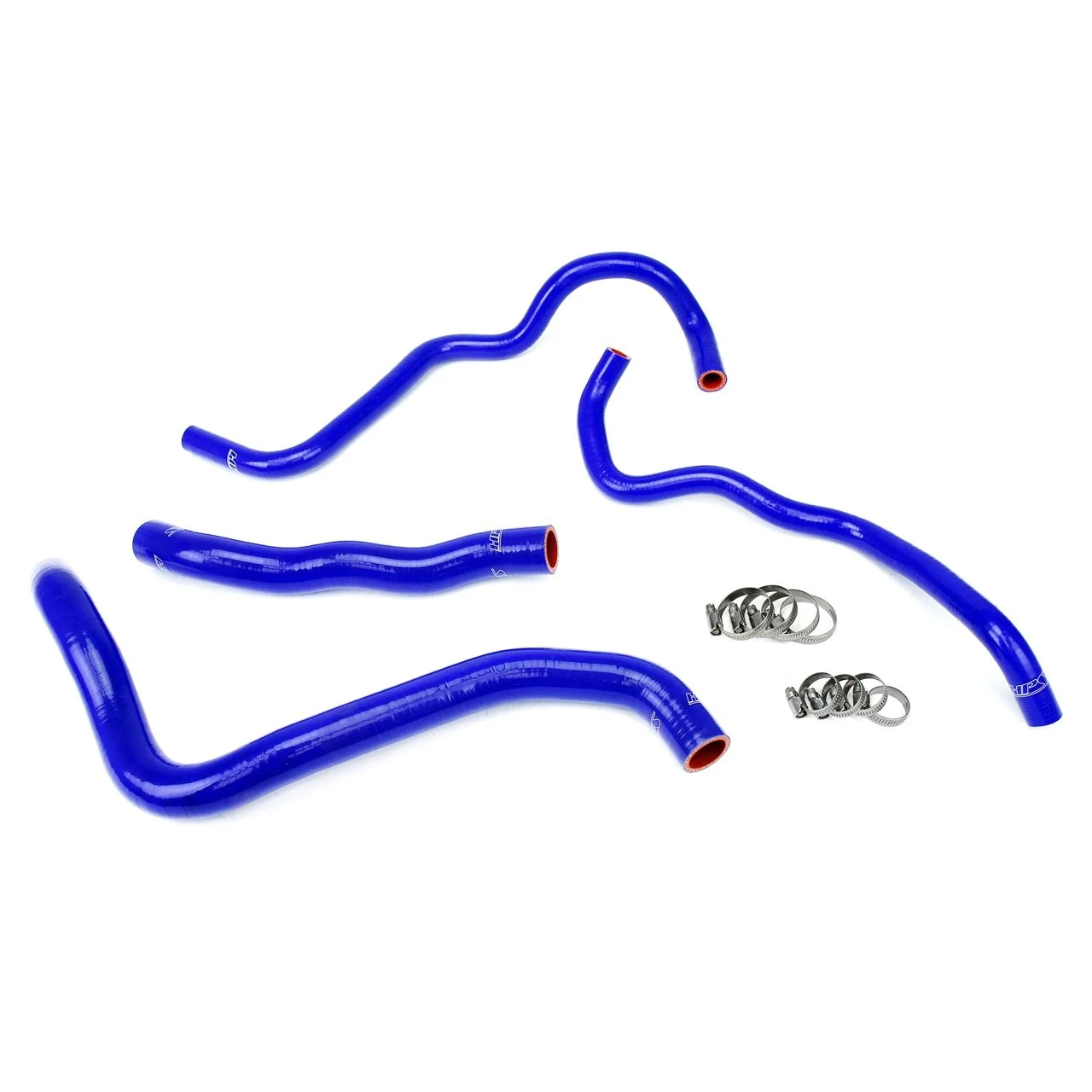 HPS Blue Reinforced Silicone Radiator + Heater Hose Kit for Honda 13-17 Accord 3.5L V6 LHD