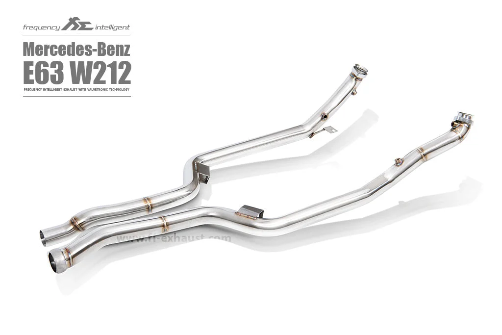 FI Exhaust Downpipe For Mercedes-Benz W212 E63 M157 2011-2016