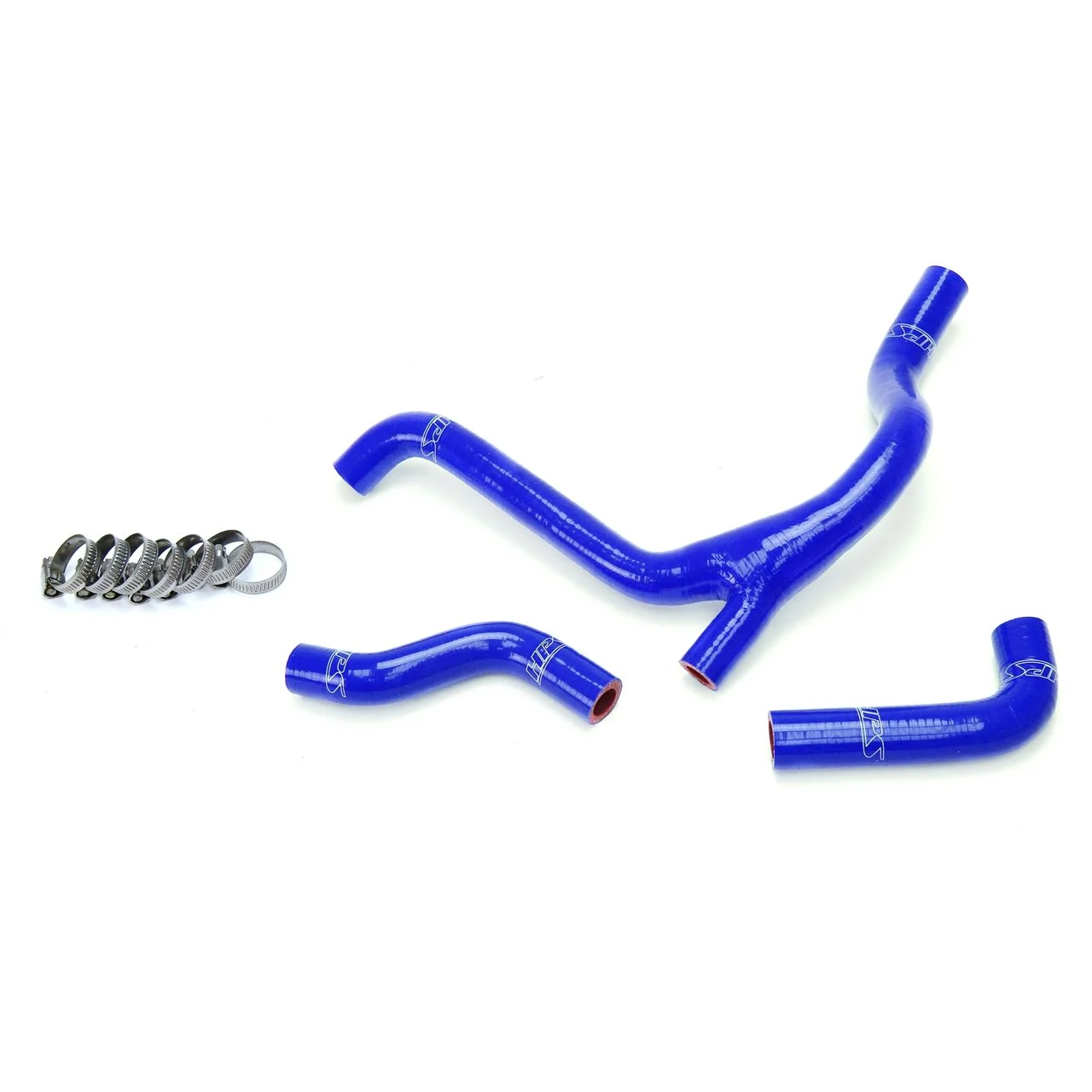 HPS Blue Reinforced Silicone Radiator Hose Kit Coolant for Suzuki 07-09 RMZ250