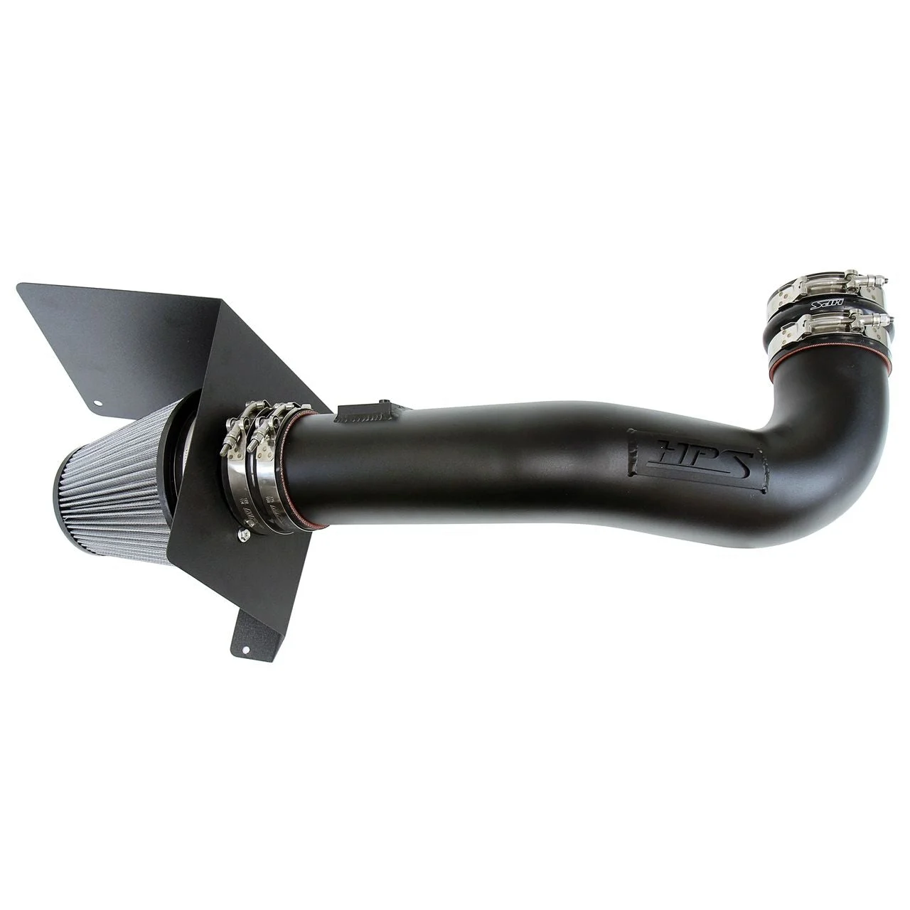 HPS Shortram Air Intake Kit 2009-2014 Cadillac Escalade 6.2L V8, Includes Heat Shield, Black