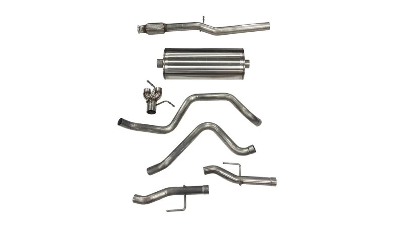 Corsa 2019-24 Silverado/Sierra 5.3L V8 3in Dual Rear Exit 157in Wheelbase Catback - Sport (No Tips)