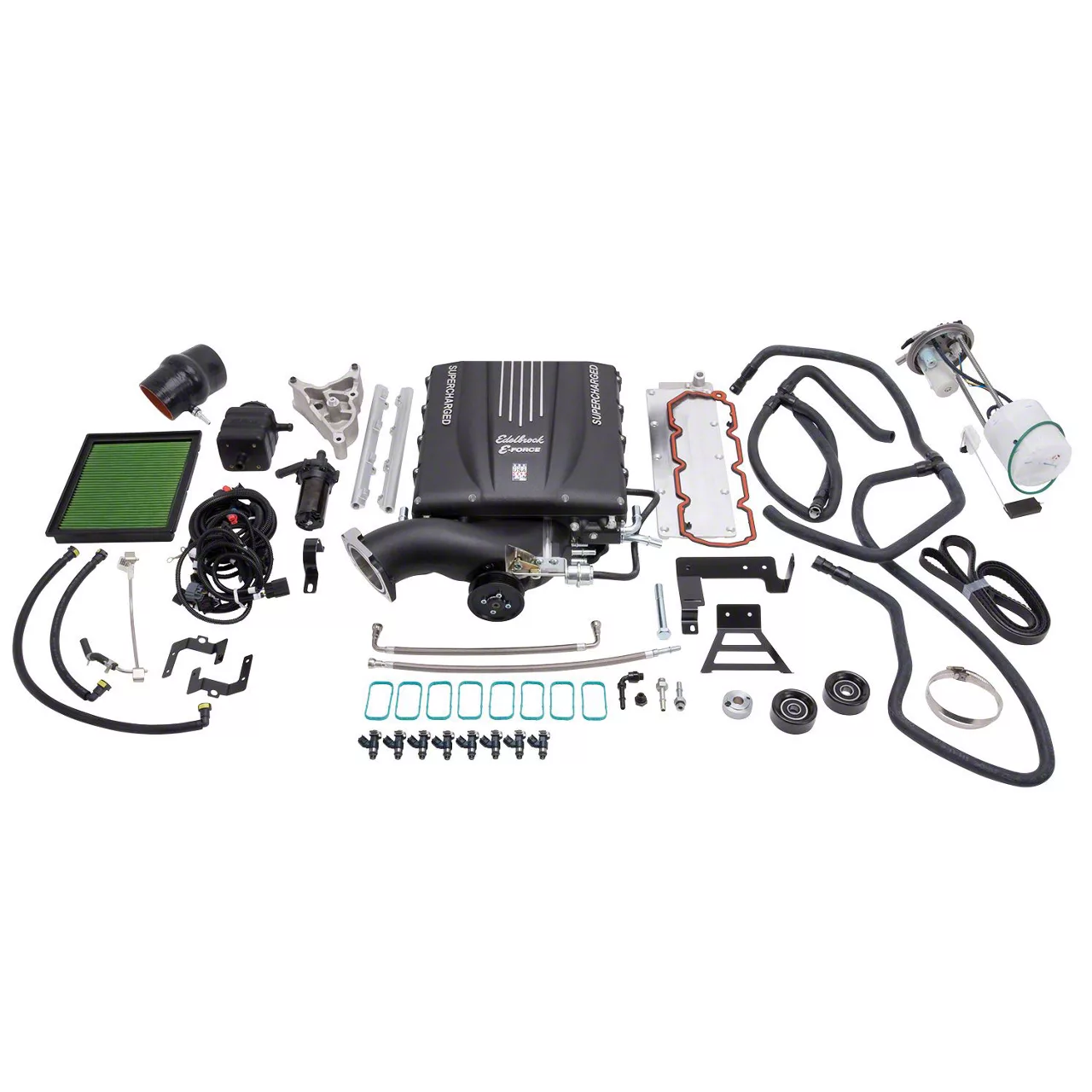 Edelbrock Superchargers E-Force Stage 1 Supercharger Kit without Tuner (11-13 6.0L Silverado 2500 HD)
